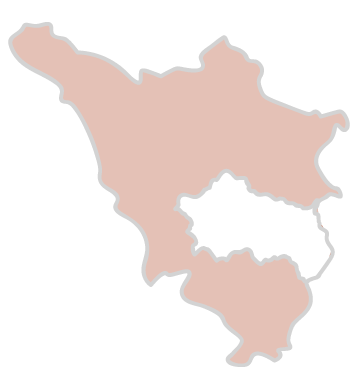 mappa provincia di Siena